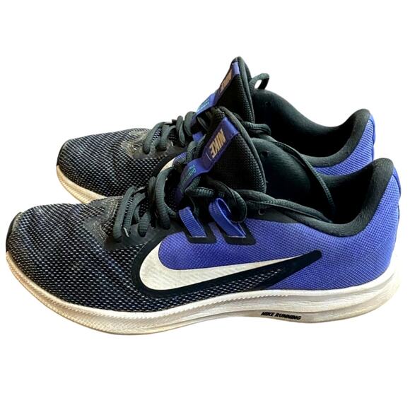 Nike Downshifter 9 Women's Sneakers 8 Anthracite White Sapphire Running Shoe - Picture 3 of 9